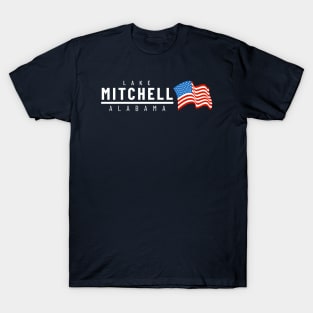 Lake Mitchell - USA - light text T-Shirt